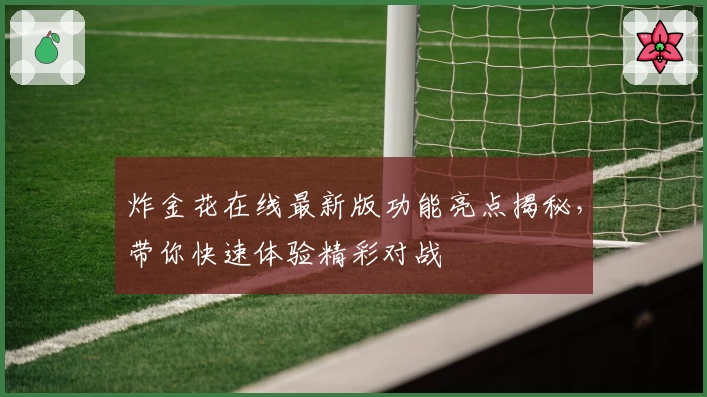 炸金花在线最新版功能亮点揭秘，带你快速体验精彩对战